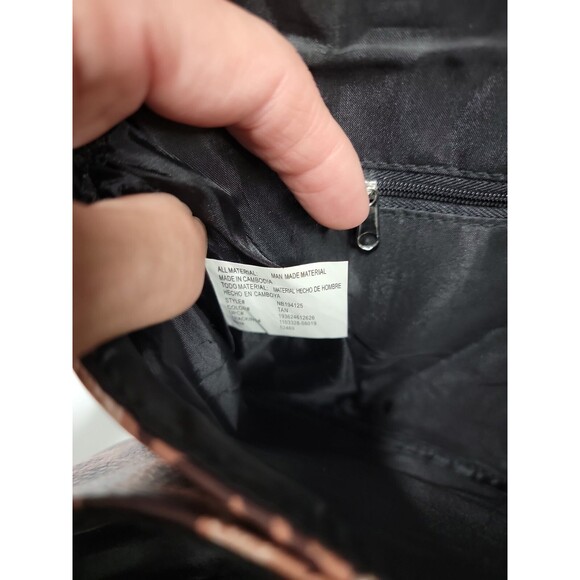 Y2K Leopard Clutch Bag Wallet Purse Handbag Statement Detachable Wrist Strap - Picture 6 of 14